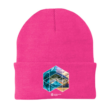 Fishing Geometry Embroidered Beanie